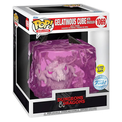 Dungeons and Dragons POP! Deluxe Animation Vinyl Figure Gelatinous Cube with Dracolich (GR) (GW) Exclusive Edition 9 cm 0889698844222