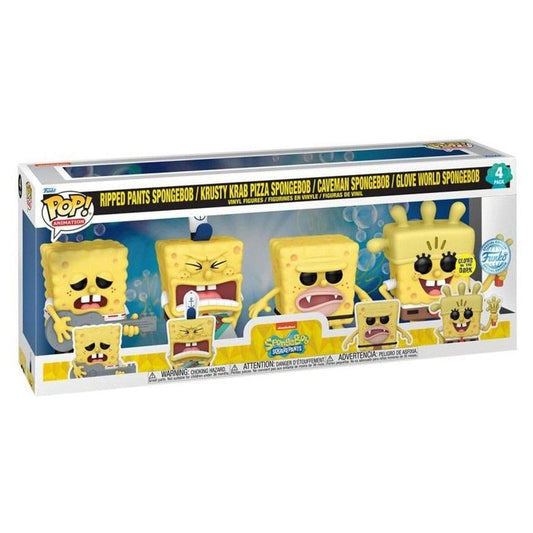 Spongebob POP! Television Vinyl Figure 4-Pack (EMEA) 9 cm 0889698844642