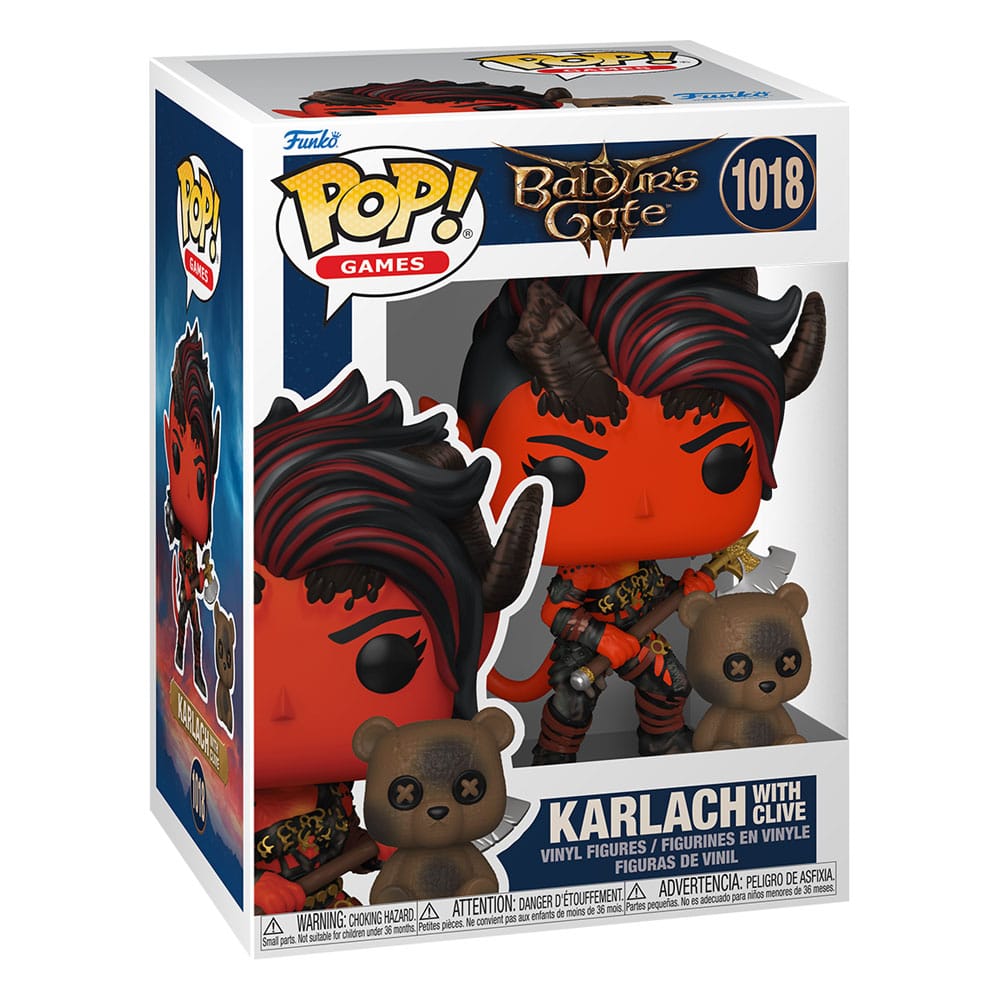 Baldur's Gate POP! & Buddy Vinyl Figure Karlach & Clive 9 cm 0889698849579