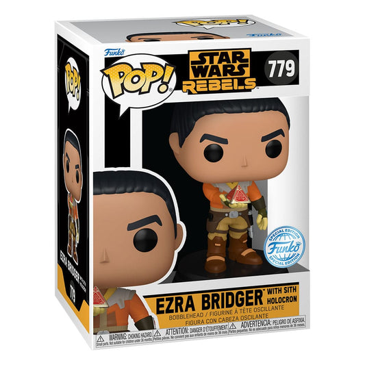 Star Wars Rebels POP! Vinyl Bobble-Head Figure Ezra Bridger with Sith Holocron *Exclusive Version* 9 cm 0889698853415