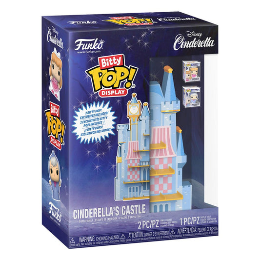 Disney Bitty POP! Display with 2 Vinyl Figures Cinderella's Castle 0889698855112
