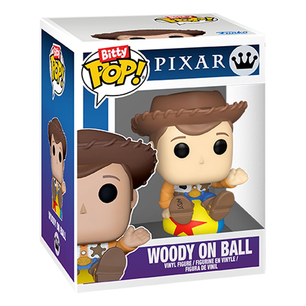 Pixar Bitty POP! Display with 2 Vinyl Figures Pixar Ball 0889698855136
