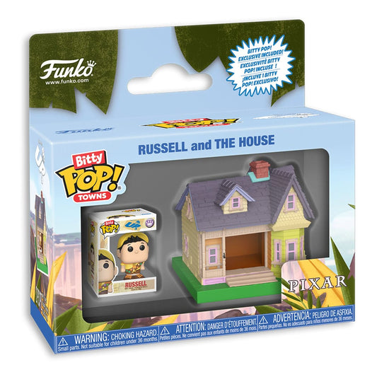Up Bitty POP! Towns Vinyl Figure Russell and The House 0889698855150