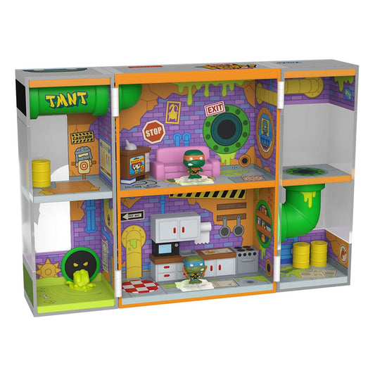 Teenage Mutant Ninja Turtles Bitty POP! Bitty Box Display with 2 Vinyl Figures Sewer Lair 0889698855372
