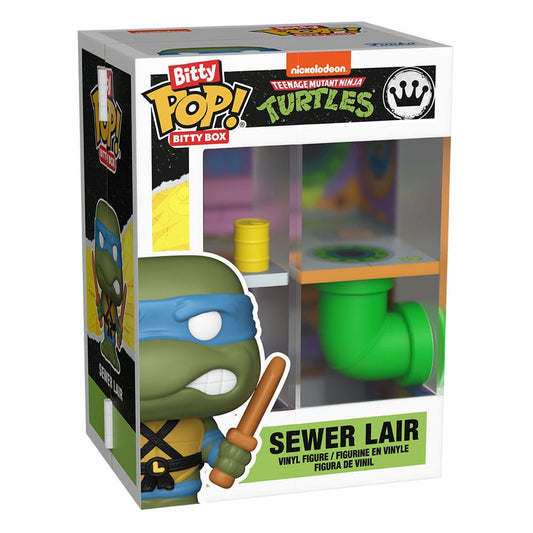 Teenage Mutant Ninja Turtles Bitty POP! Bitty Box Display with 2 Vinyl Figures Sewer Lair 0889698855372