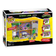 Teenage Mutant Ninja Turtles Bitty POP! Bitty Box Display with 2 Vinyl Figures Sewer Lair 0889698855372