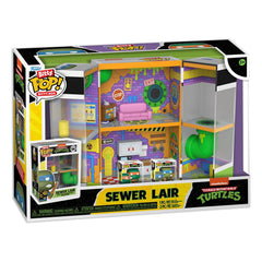 Teenage Mutant Ninja Turtles Bitty POP! Bitty Box Display with 2 Vinyl Figures Sewer Lair 0889698855372