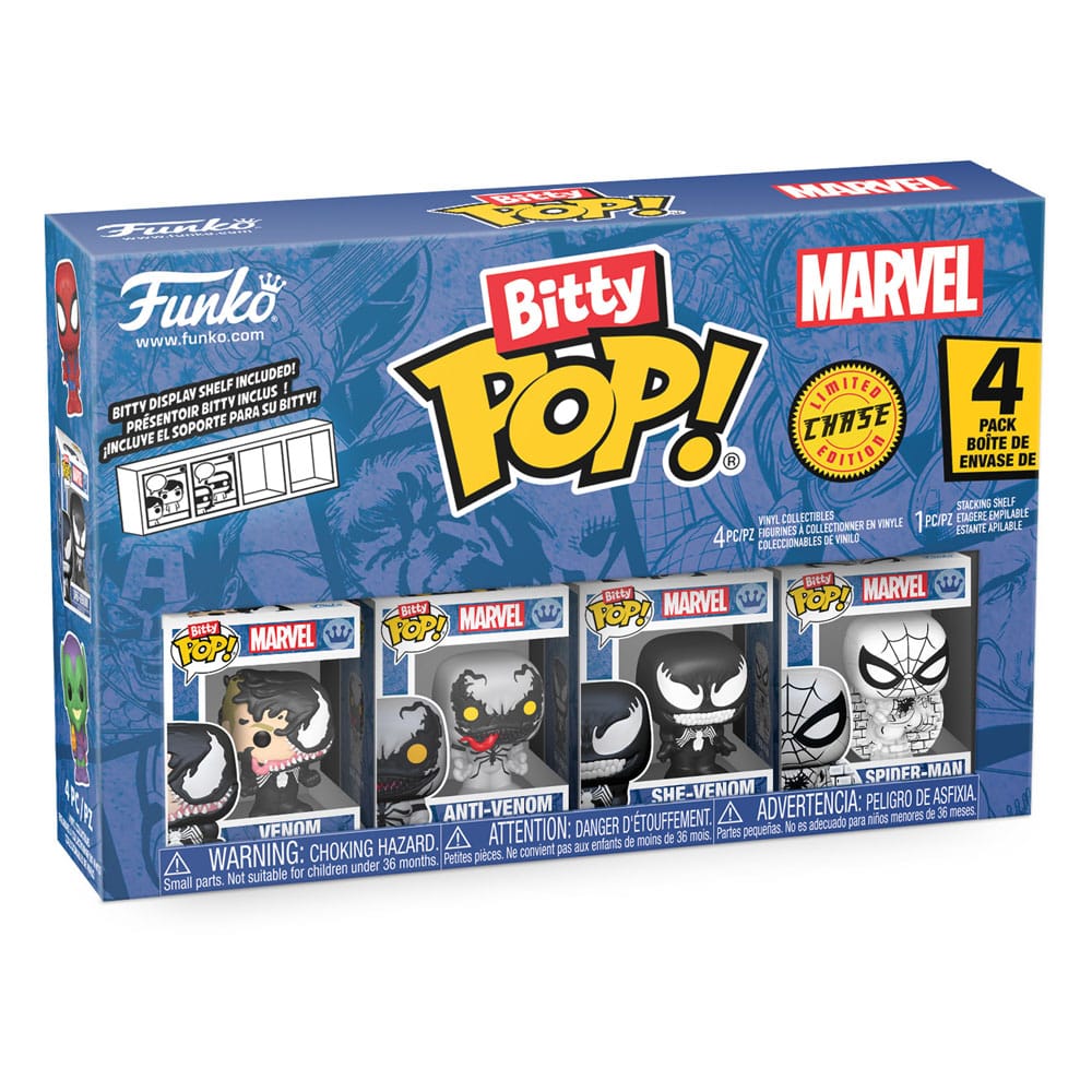 Spider-Man Bitty POP! Vinyl Figure 4-Pack Series 3 2 cm 0889698857031