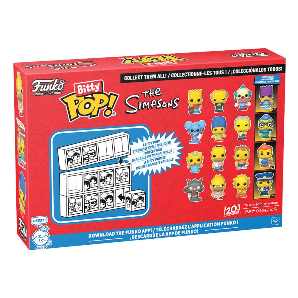The Simpsons Bitty POP! Vinyl Figure 4-Pack Series 3 2 cm 0889698857093
