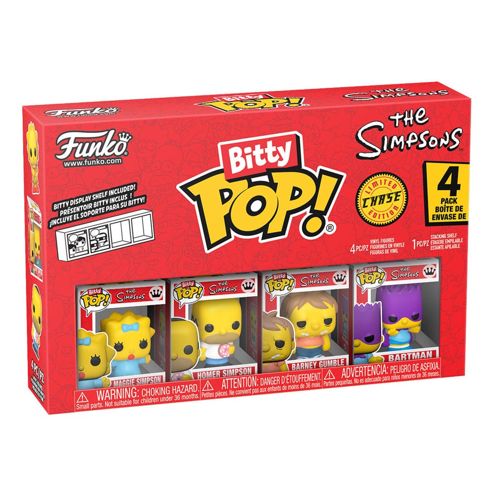 The Simpsons Bitty POP! Vinyl Figure 4-Pack Series 3 2 cm 0889698857093
