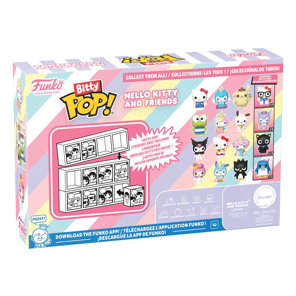 Hello Kitty and Friends Bitty POP! Vinyl Figure 4-Pack Series 1 2 cm 0889698857130