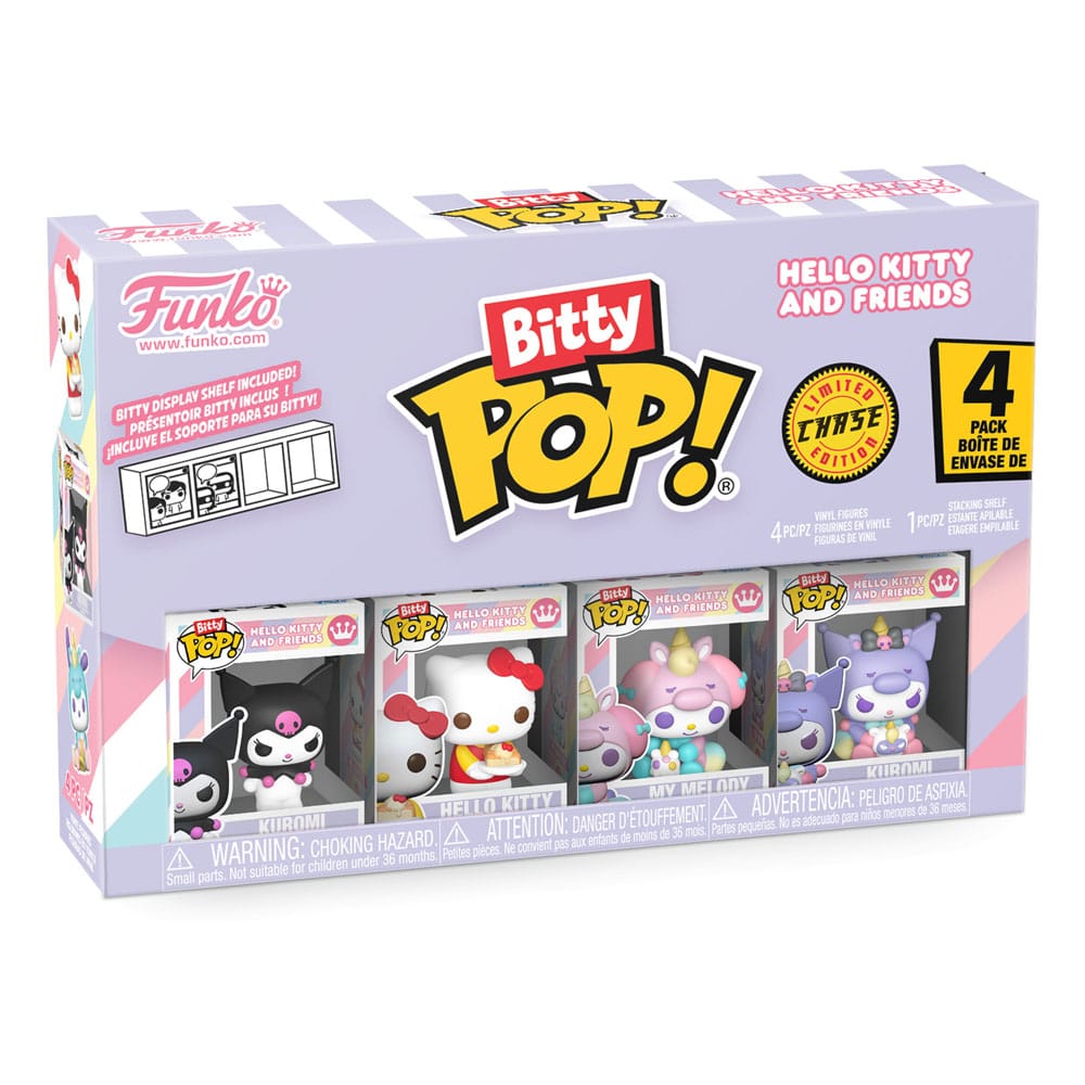 Hello Kitty and Friends Bitty POP! Vinyl Figure 4-Pack Series 3 2 cm 0889698857154