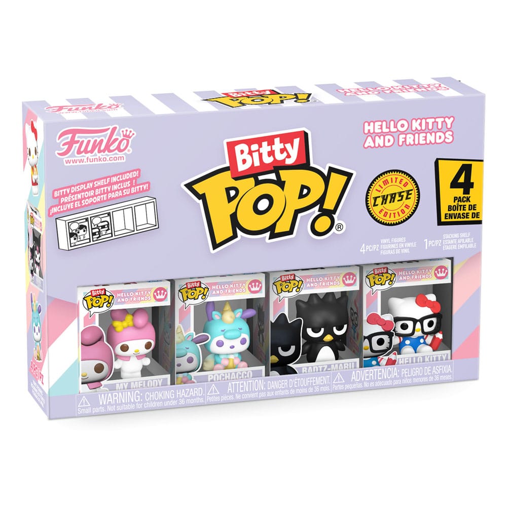 Hello Kitty and Friends Bitty POP! Vinyl Figure 4-Pack Series 4 2 cm 0889698857161