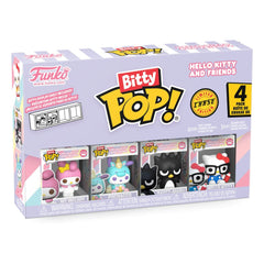 Hello Kitty and Friends Bitty POP! Vinyl Figure 4-Pack Series 4 2 cm 0889698857161