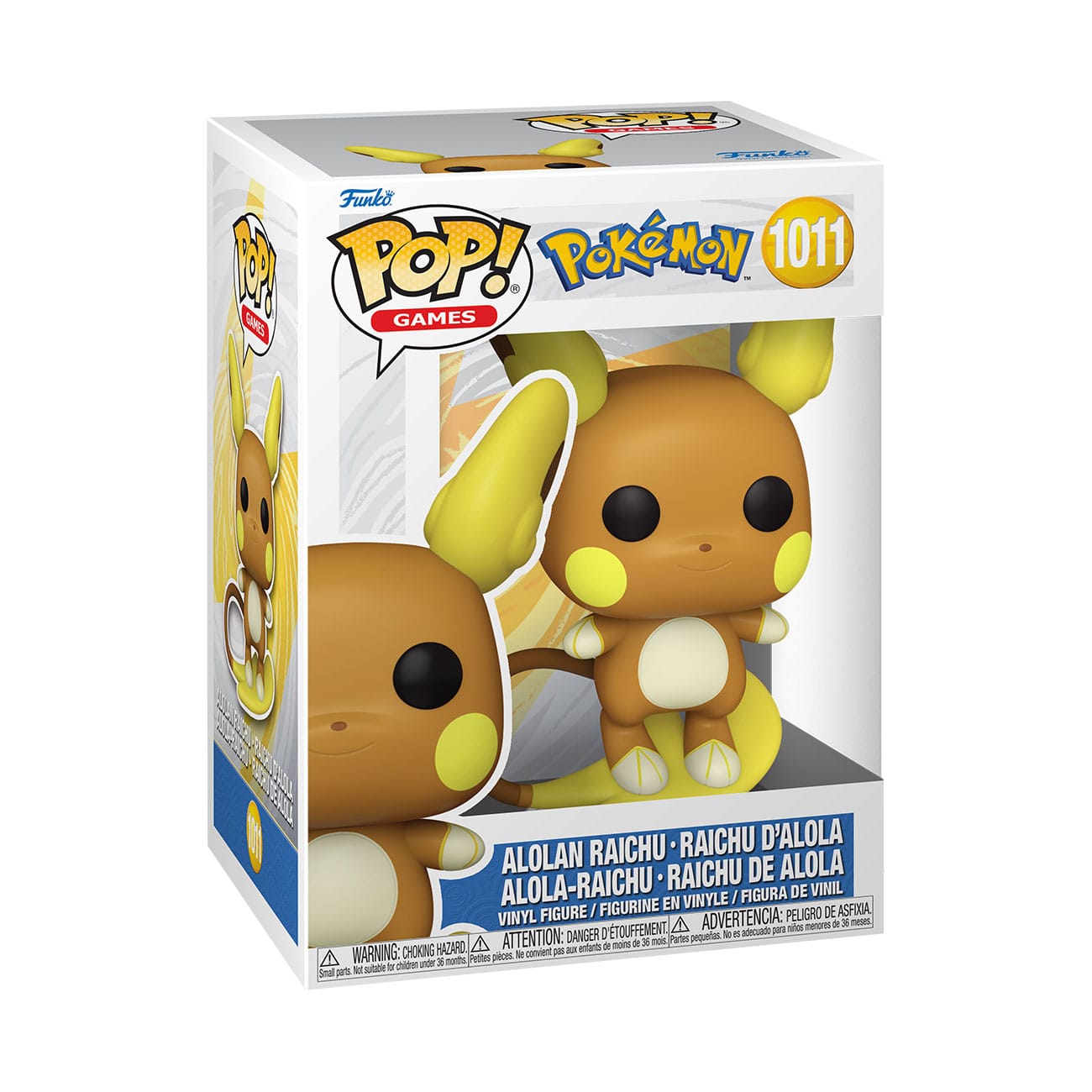 Pokémon POP! Games Vinyl Figure Raichu(Alolan)(EMEA) 9 cm 0889698858007