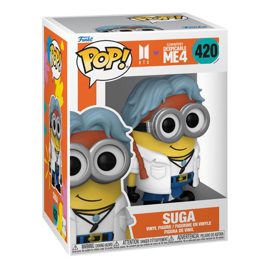 Minions x BTS POP! Rocks Vinyl Figure SUGA 9 cm 0889698859684