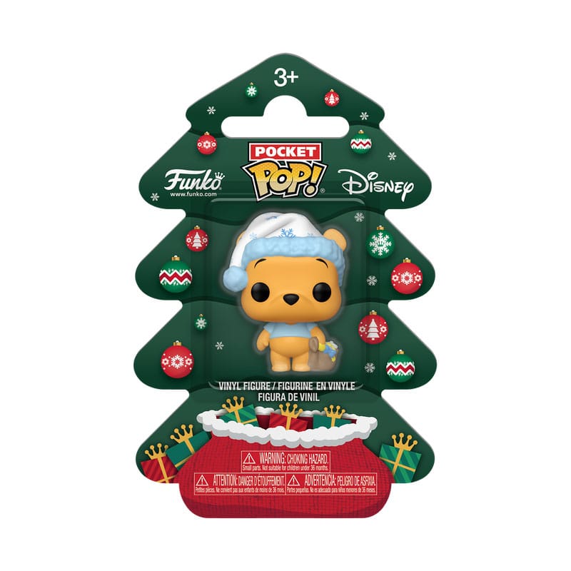 Winnie the Pooh Holiday 2025 Pocket POP! Vinyl Keychains Pooh Tree Holiday Box 4 cm 0889698860826