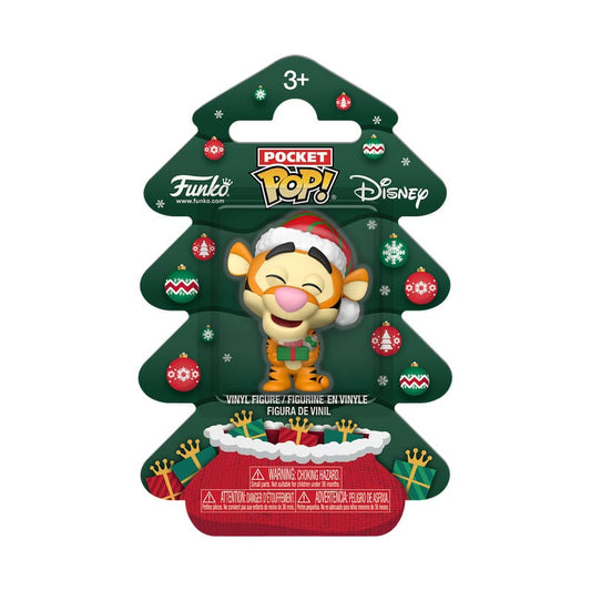 Winnie the Pooh Holiday 2025 Pocket POP! Vinyl Keychains Tigger Tree Holiday Box 4 cm 0889698860833