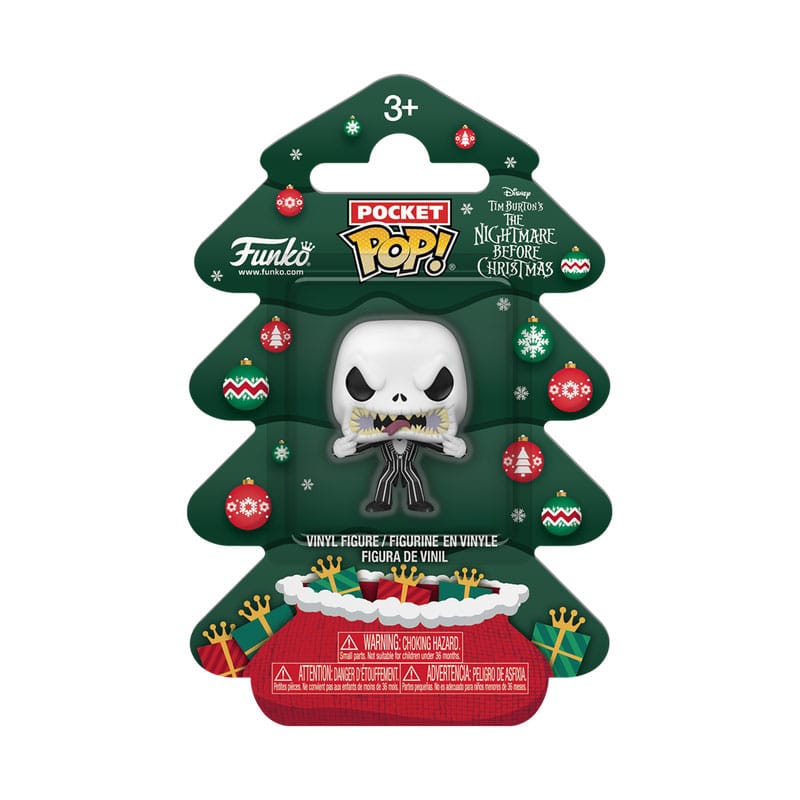 Nightmare before Christmas Holiday 2025 Pocket POP! Vinyl Keychains Jack Tree Holiday Box 4 cm 0889698860932