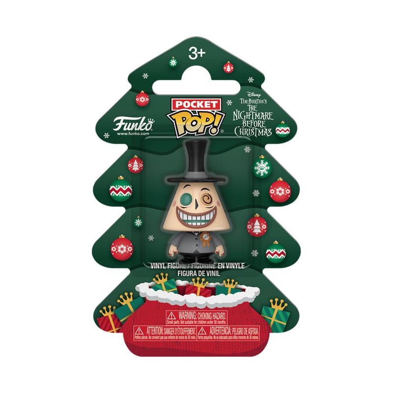 Nightmare before Christmas Holiday 2025 Pocket POP! Vinyl Keychains Mayor Tree Holiday Box 4 cm 0889698860949