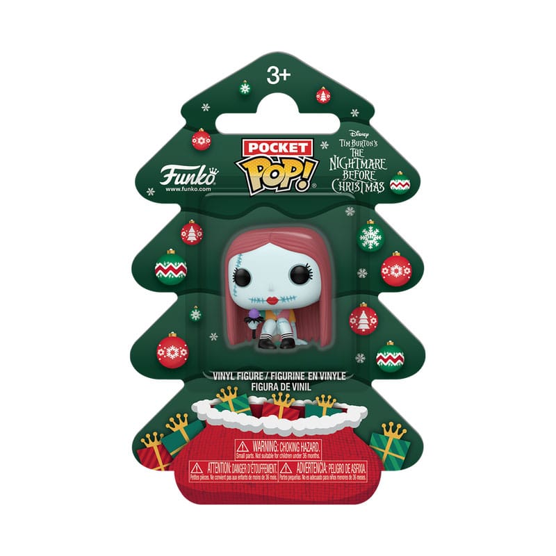 Nightmare before Christmas Holiday 2025 Pocket POP! Vinyl Keychains Sally Tree Holiday Box 4 cm 0889698860956