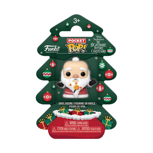 Nightmare before Christmas Holiday 2025 Pocket POP! Vinyl Keychains SandyCLS Tree Holiday Box 4 cm 0889698860963