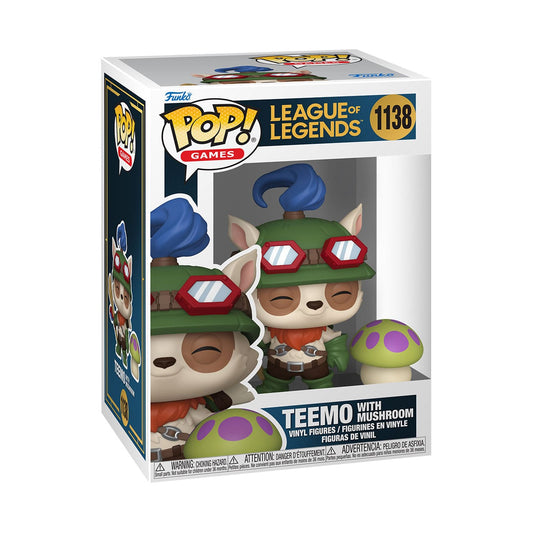 League of Legends POP!&Buddy Games Vinyl Figure Teemo w/Shroom 9 cm 0889698861137