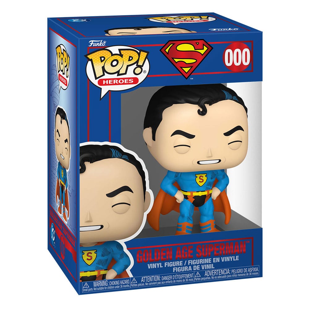 DC Comics POP! Heroes Vinyl Golden Age Superman 9 cm 0889698862288