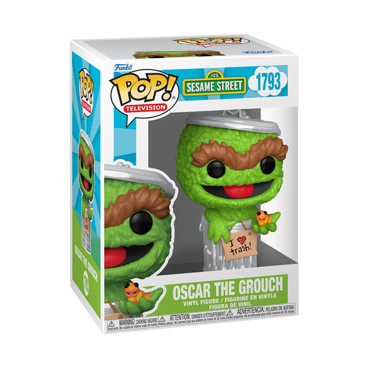 Sesame Street POP! TV Vinyl Figure Oscar the Grouch 9 cm 0889698862349