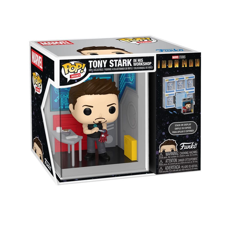 Marvel POP! Nooks Vinyl Figure Tony's Garage 9 cm 0889698862448