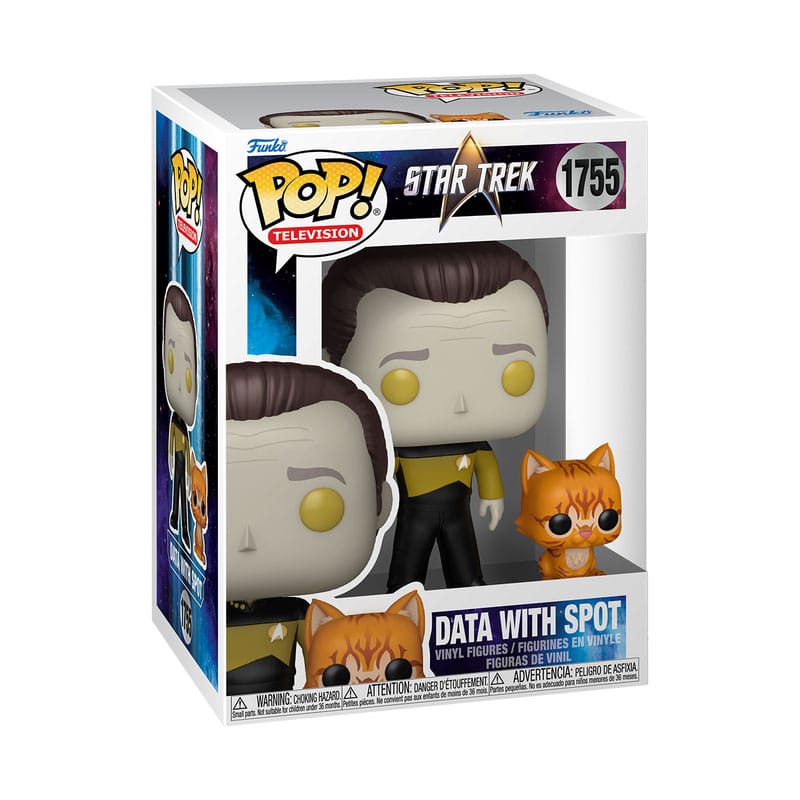 Star Trek POP!&Buddy TV Vinyl Figure STNXTGen- Data w/spot 9 cm 0889698862509