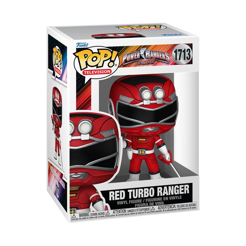 Power Rangers Generations (Tommy) POP! Movies Vinyl Figures Turbo - Red Ranger 9 cm 0889698862707