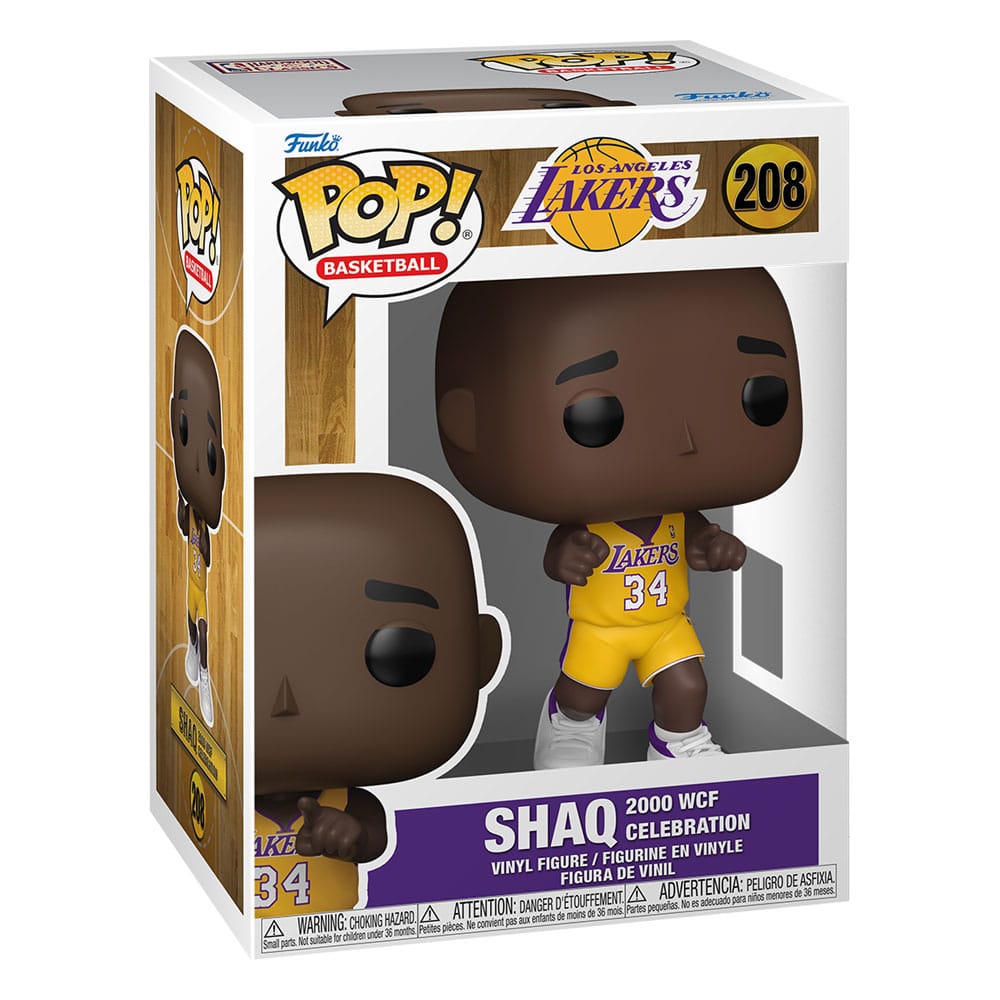 NBA Legends POP! Sports Vinyl Figure Lakers- Shaq('00 WCF Celebration) 9 cm 0889698863124