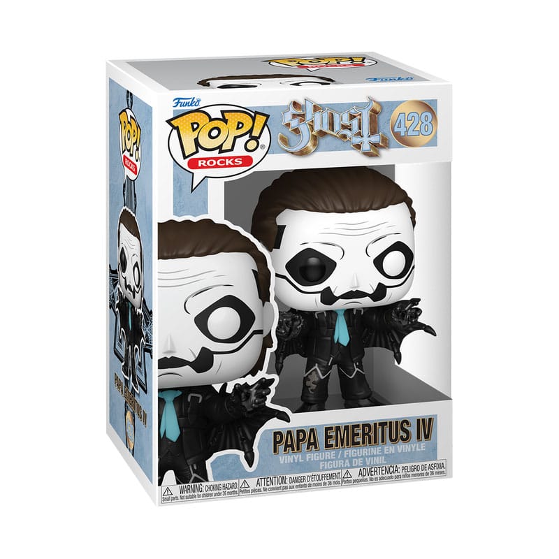 Ghost Band POP! Rocks Vinyl Figure Papa Emeritus IV (Bat Outfit) (Glitter) 9 cm 0889698863483