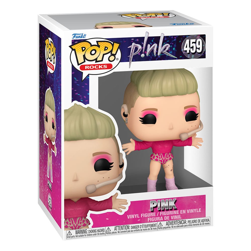 Pink POP! Rocks Vinyl Figure Trustfall Tour 9 cm 0889698863490