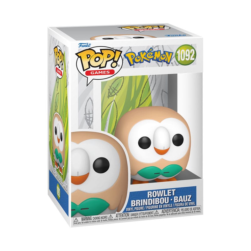 Pokemon POP! Games Vinyl Figure Rowlet 9 cm 0889698863674