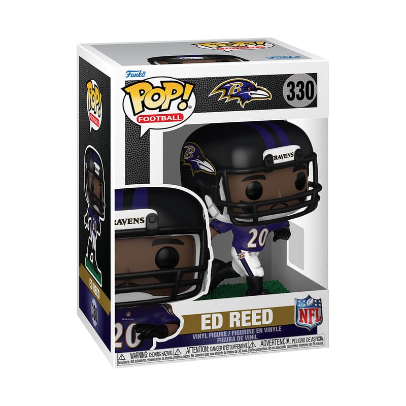 NFL: Legends POP! Sports Vinyl Figure Legends- Ed Reed(Ravens) 9 cm 0889698863841