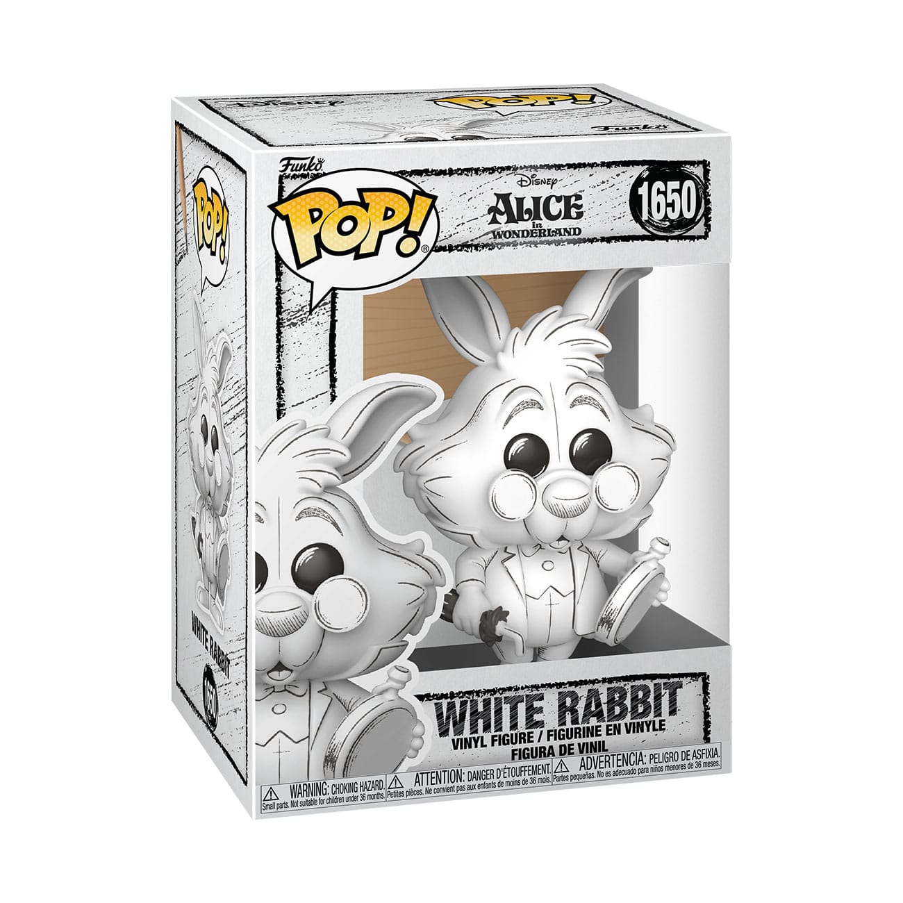 Disney POP! Vinyl Figure Sketched- White Rabbit 9 cm 0889698864244