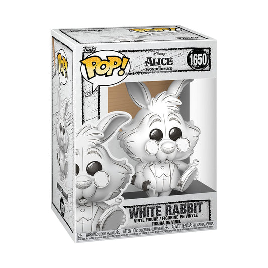 Disney POP! Vinyl Figure Sketched- White Rabbit 9 cm 0889698864244