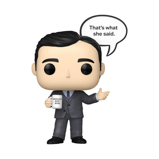 The Office POP! Sayings Vinyl Figure Michael 9 cm 0889698864282