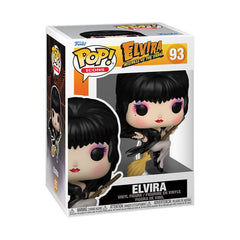 Elvira POP! Icons Vinyl Figure Elvira Broom 9 cm 0889698864404