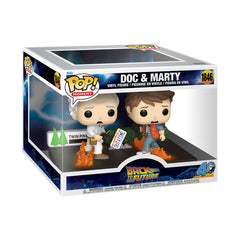 Back to the Future POP Moments Vinyl Figures Doc&Marty 9 cm  0889698864480