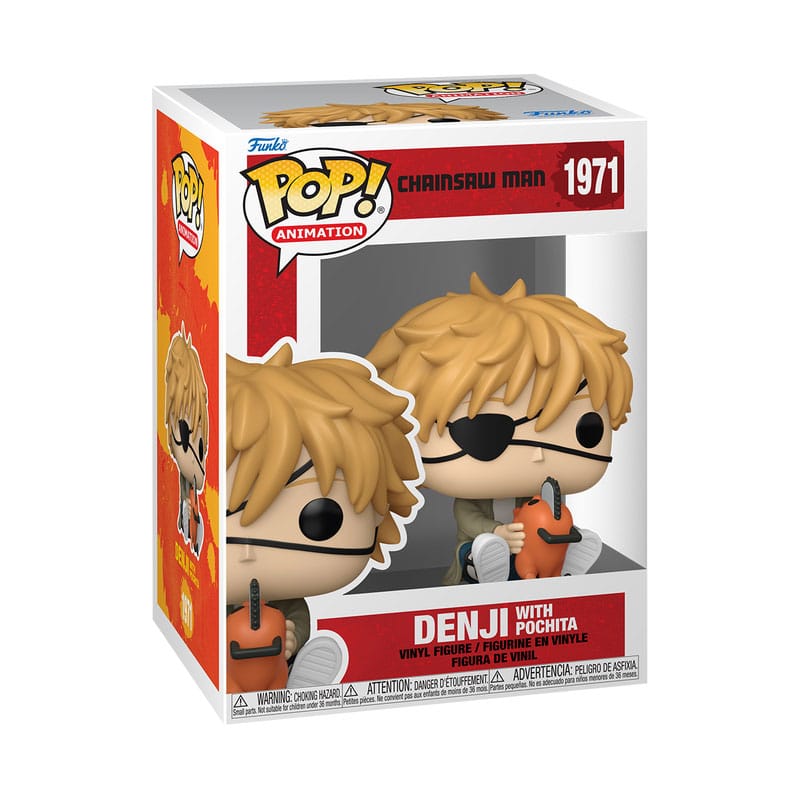 Chainsaw Man POP! Games Vinyl Figure Denji & Pochita 9 cm 0889698864848