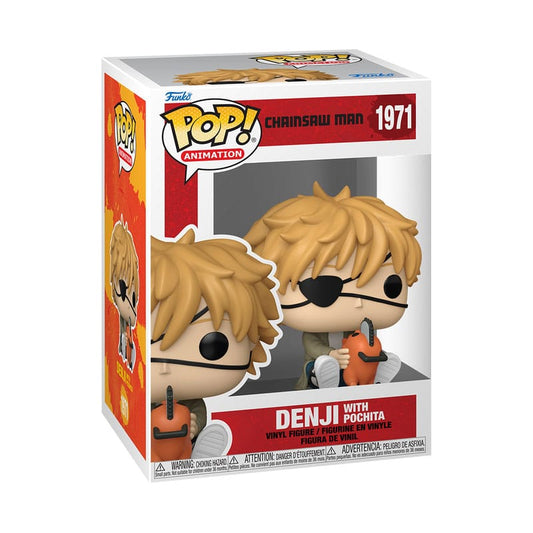 Chainsaw Man POP! Games Vinyl Figure Denji & Pochita 9 cm 0889698864848
