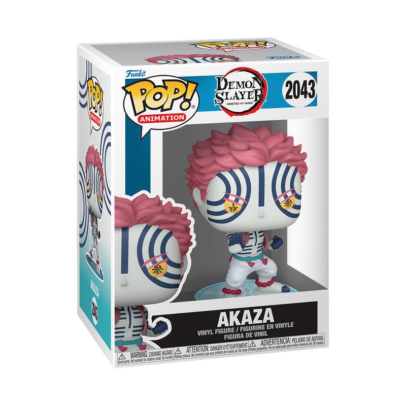 Demon Slayer: Kimetsu no Yaiba POP! Animation Vinyl Figure Akaza 9 cm 0889698865050