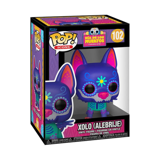 Dia de Los Muertos POP! Icons Vinyl Figure Xolo (Alebrije) 9 cm 0889698865760