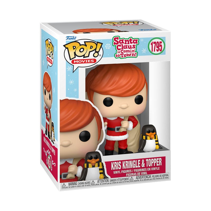 Santa Claus is Comin' to Town POP&Buddy TV Vinyl Figure Kris w/Topper 9 cm 0889698865821
