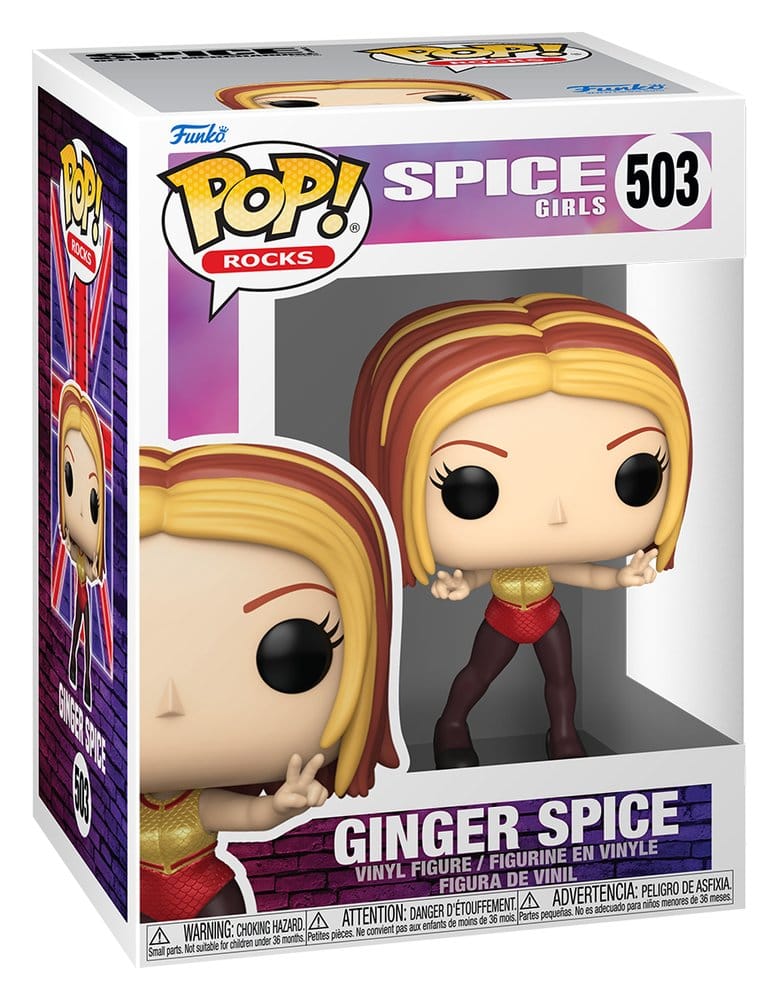 Spice Girls POP! Rocks Vinyl Figure Ginger Spice 9 cm 0889698865951