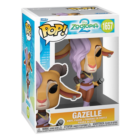 Zootopia 2 POP! Movies Vinyl Figure Gazelle 9 cm 0889698866392