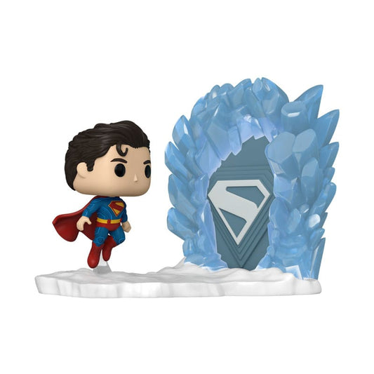 Superman (2025) POP Moments Vinyl Figures Superman and Fortress of Solitude 9 cm 0889698866422